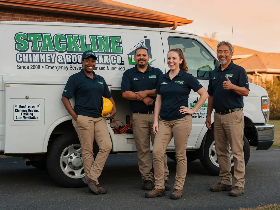 Chimney flashing repair company in Robbins, NC